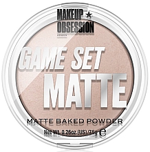 Запеченная матирующая пудра - Makeup Obsession Game Set Matte — фото N1