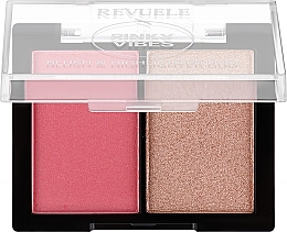 Revuele Blush & Highlighter Duo - Revuele Blush & Highlighter Duo — фото N1