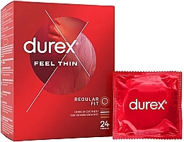 Духи, Парфюмерия, косметика Презервативы, 24 шт. - Durex Feel Regular Fit