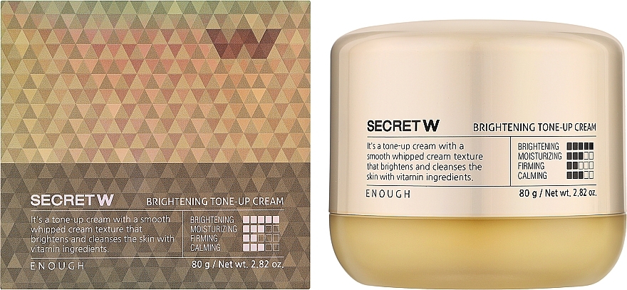 Крем для лица - Enough Secret W Brightening Tone-Up Cream — фото N2