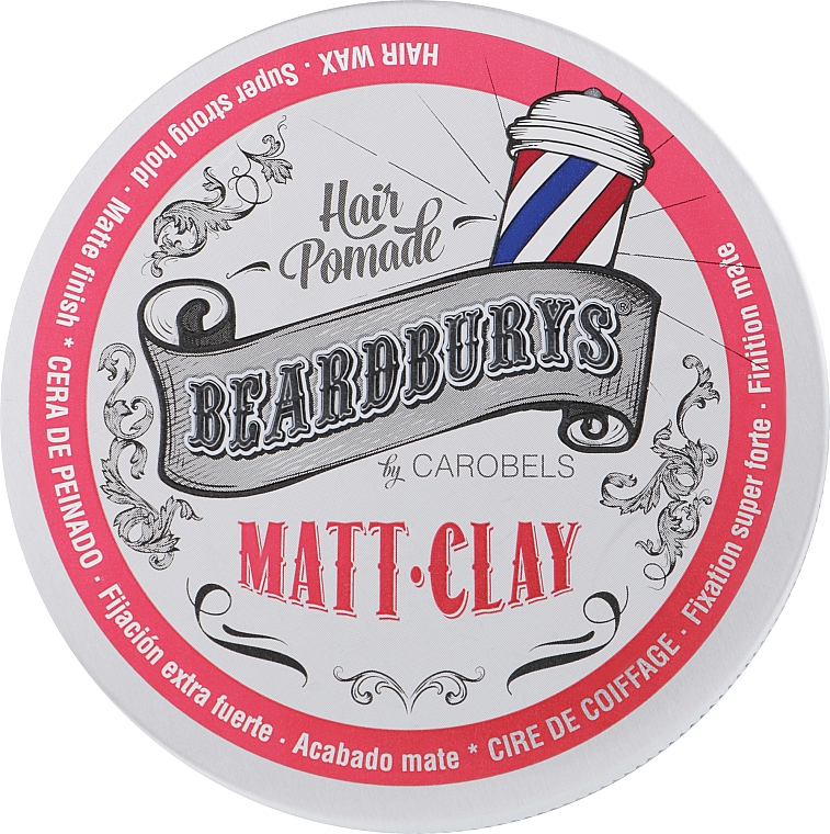 Глина для волосся з матовим ефектом - Beardburys  Matt-Clay Carobels — фото N4