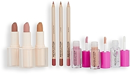 Набор, 9 продуктов - Makeup Revolution Ultimate Kiss Gift Set — фото N2