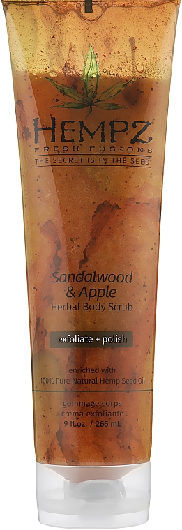 Скраб для тіла "Сандал і яблуко" - Hempz Body Scrub Sandalwood and Apple