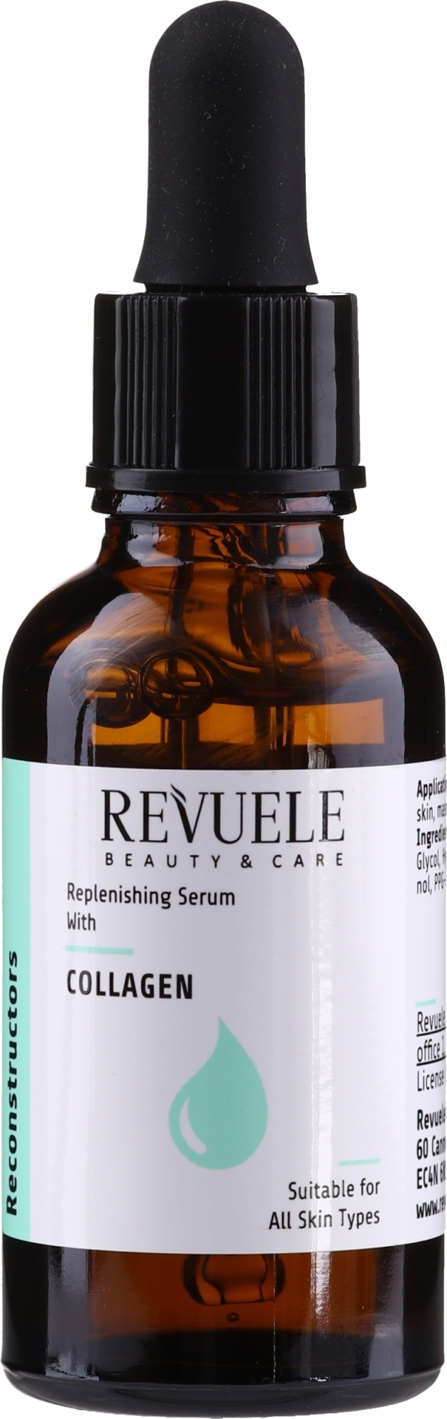 Восстанавливающая сыворотка с коллагеном - Revuele Replenishing Serum With Collagen — фото 30ml