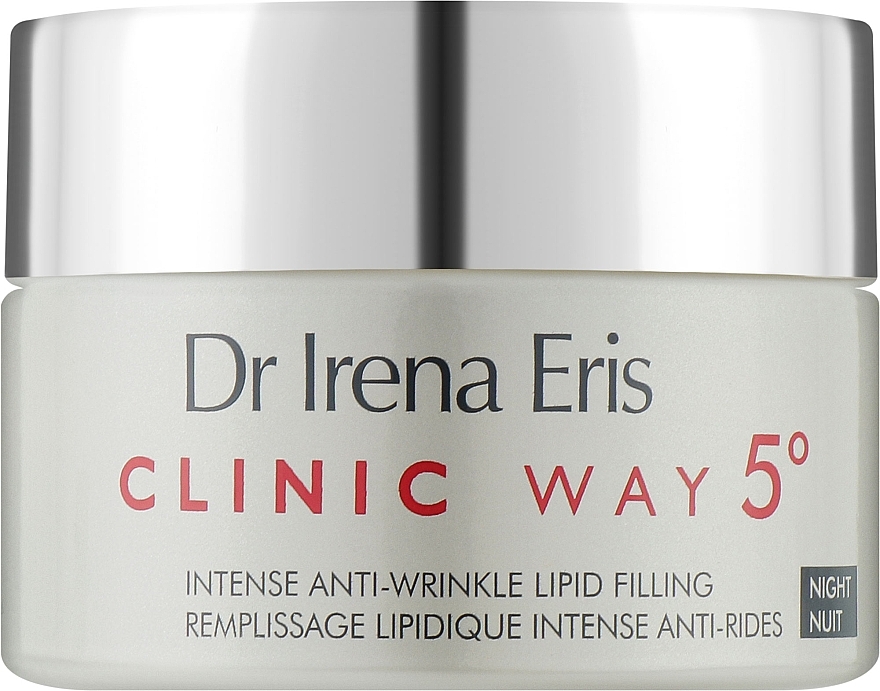 Ночной крем от морщин - Dr Irena Eris Clinic Way 5° Intense Anti-Wrinkle Lipid Filling