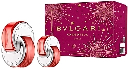 Bvlgari Omnia Coral - Набор (edt/65ml + edt/mini/15ml) — фото N1