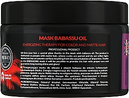 Маска для окрашенных волос - Ronney Professional Mask Babassu Oil Energizing Therapy — фото N2
