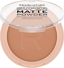 Парфумерія, косметика Матувальна пудра для обличчя - Makeup Revolution Super Matte Pressed Powder