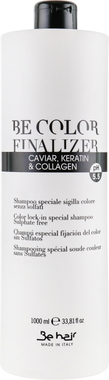 Шампунь-закрепитель после окрашивания волос - Be Hair Be Color Finalizer Keratin & Collagen — фото N1