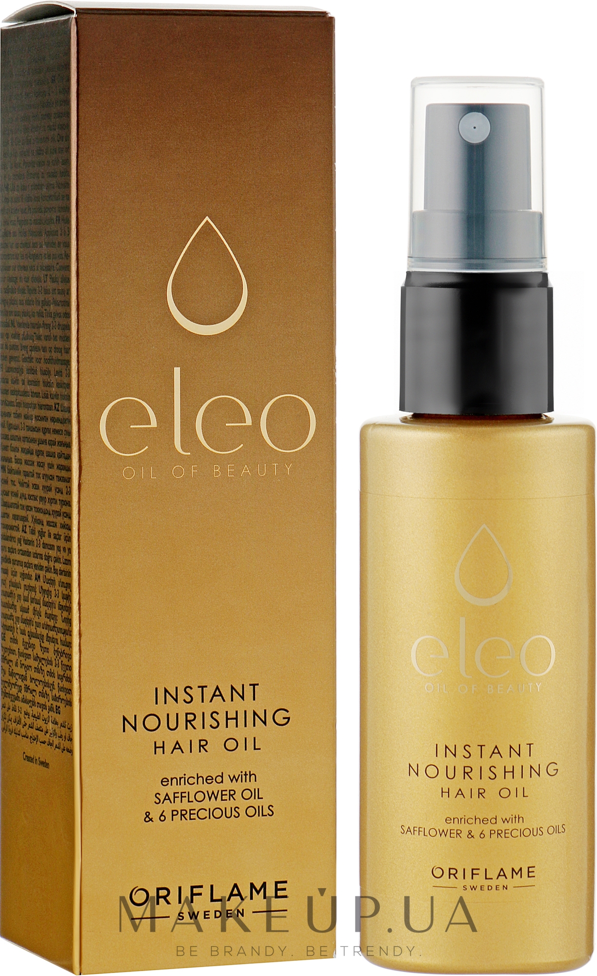 Питательное масло для волос - Oriflame Eleo Instant Hair Oil — фото 50ml