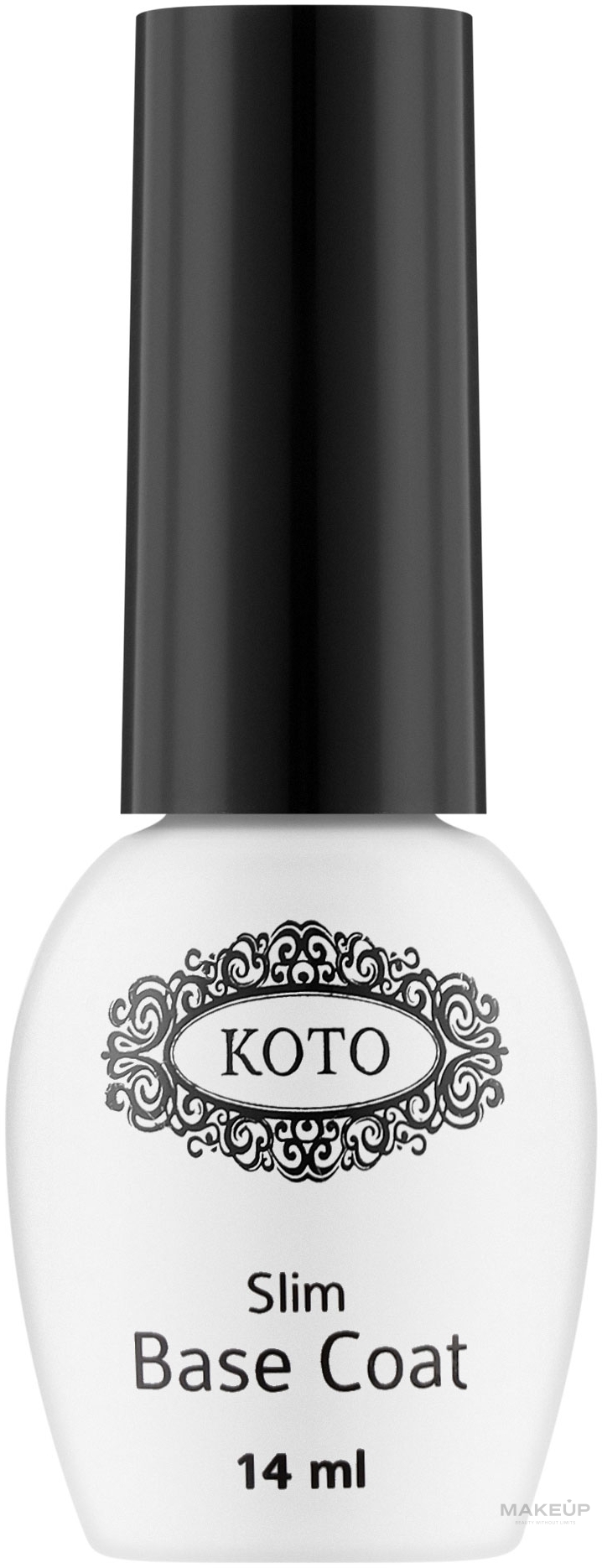 Базовое покрытие для гель-лака - Koto Gel Polish Slim Base Coat — фото 14ml