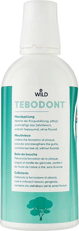 Ополаскиватель для полости рта с маслом чайного дерева - Dr. Wild Tebodont (Melaleuca Alternifolia) — фото N4