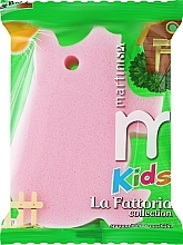 Губка для тіла "Ферма", рожева свинка - Martini SPA Soft Bath Sponge Farm — фото N1