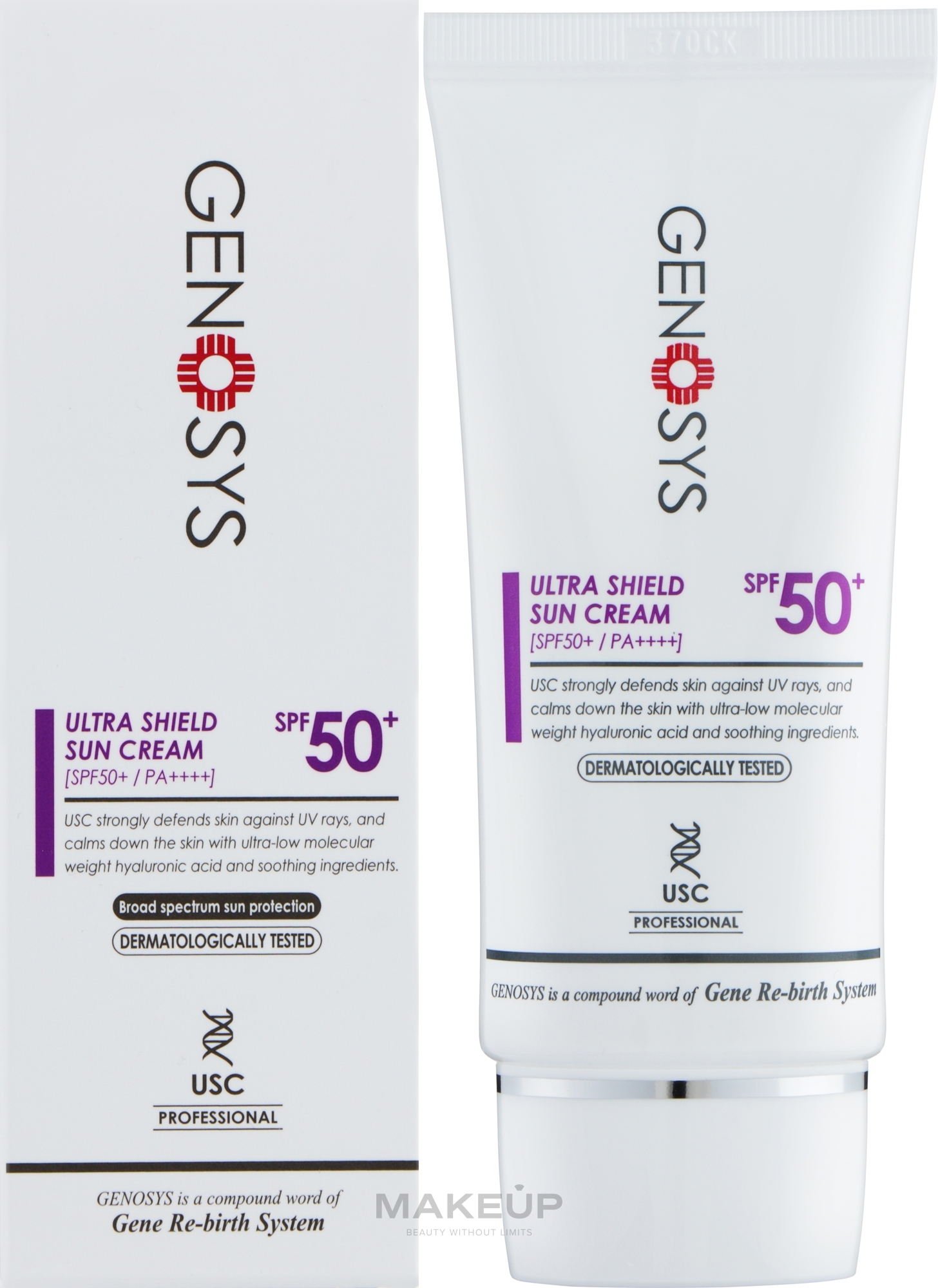 Сонцезахисний крем - Genosys Ultra Shield Sun Cream SPF 50+ — фото 50g