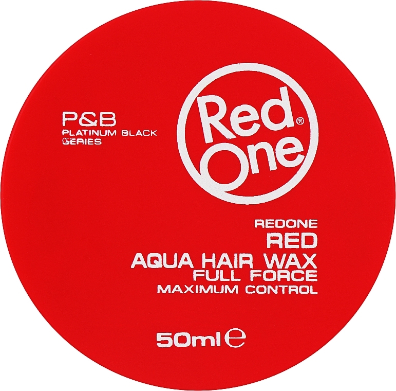 ВІск для волосся на водній основі - RedOne Aqua Hair Gel Wax Full Force Red — фото N1