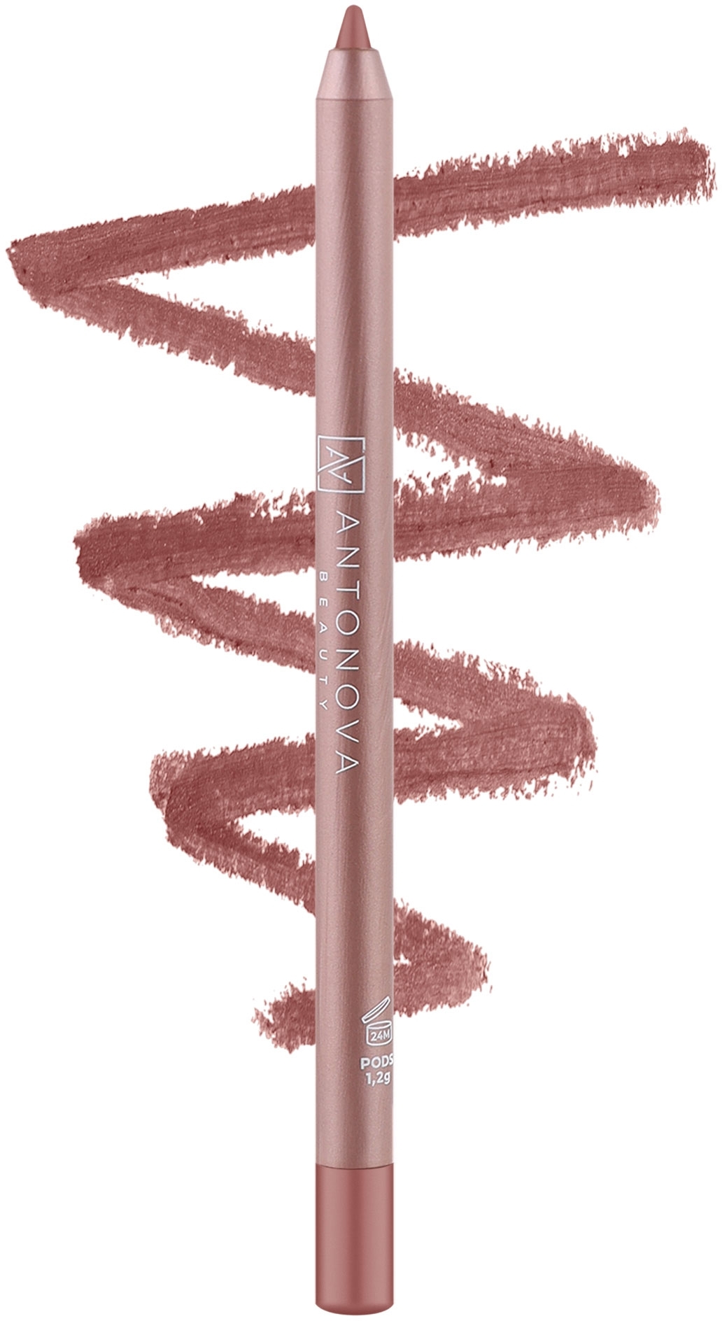 Карандаш для губ водостойкий - Antonova Beauty Waterproof Lip Pencil — фото Capri in July