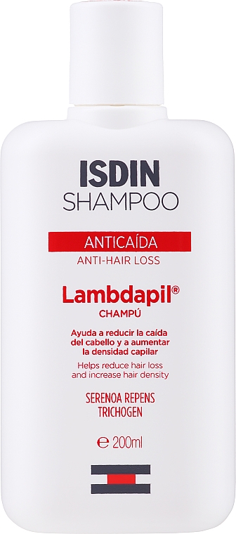 Шампунь против выпадения волос - Isdin Anti-Hair Loss Lambdapil Shampoo — фото N3