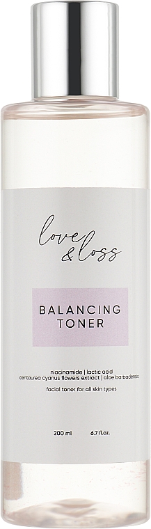 Тонік для усіх типів шкіри - Love&Loss Acne Balancing Toner — фото N2