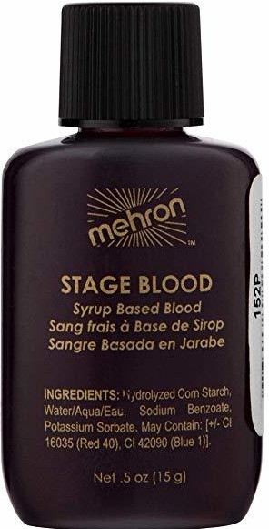 Артеріальна кров у пляшці, яка бризкає - Mehron Stage Blood Bright Arterial