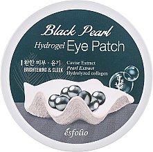 Гидрогелевые патчи под глаза с черным жемчугом - Esfolio Black Pearl Hydrogel Eye Patch — фото N3