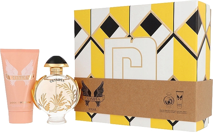 Paco Rabanne Olympea Solar Eau de Perfume Intense - Набор (edp/50ml + b/lot/75ml) — фото N1