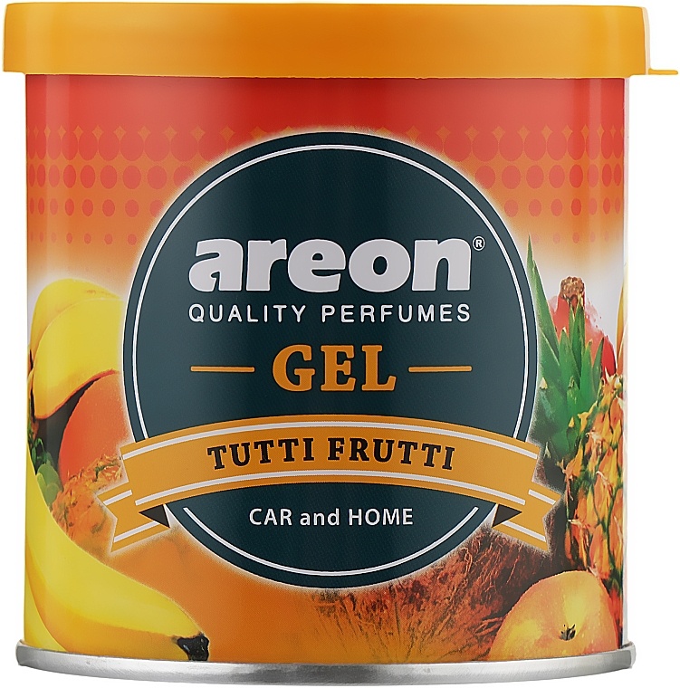 Ароматизированный гель для воздуха "Тутти Фрутти" - Areon Areon Gel Can Tutti Frutti — фото N1