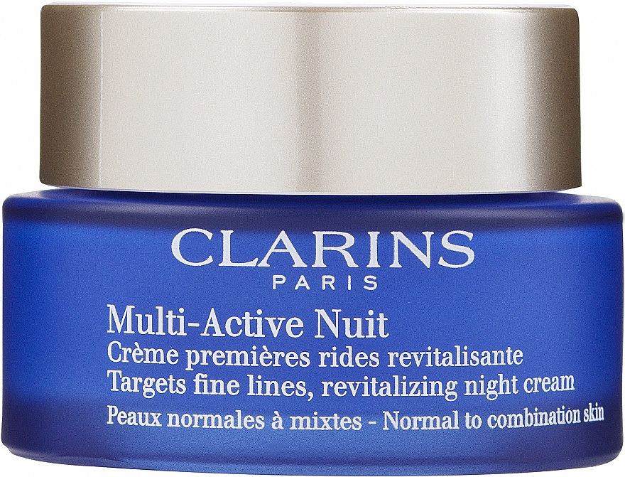 Нічний крем - Clarins Multi-Active Nuit Targets Fine Lines, Revitalizing Night Cream Normal to Combination Skin