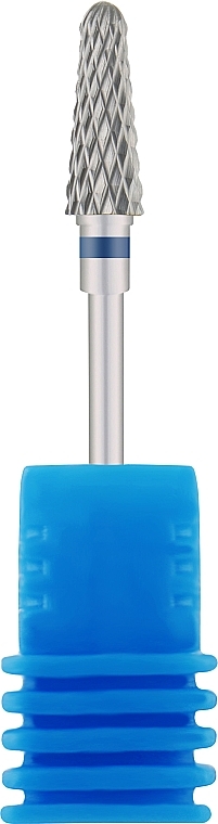 Насадка для фрезера твердосплав Small Cone, синя - Vizavi Professional — фото N1