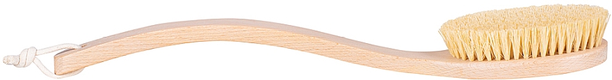 Щетка для массажа тела с волокном тампико, с двойным изгибом - Hhuumm № 6 — фото N2