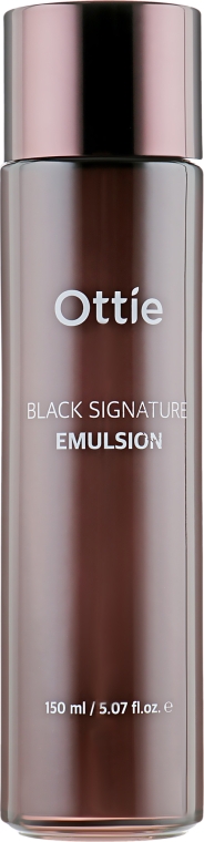 Емульсія для обличчя з муцином чорного равлика - Ottie Black Signature Emulsion — фото N2