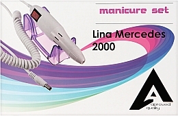 Фрезер для маникюра Lina Mercedes 20000, 12W/20000 об., розовый - Nail Drill — фото N9