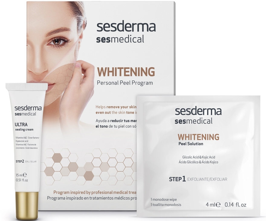 Персональна програма депігментувальна - Sesderma Sesmedical Whitening Personal Peel Program — фото N1