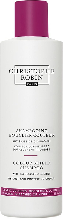 Живильний шампунь для фарбованого та мелірованого волосся - Christophe Robin Color Shield Shampoo With Camu-Camu Berries — фото N1