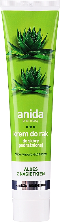 Крем для рук с алоэ - Anida Pharmacy Aloe Hand Cream — фото N1