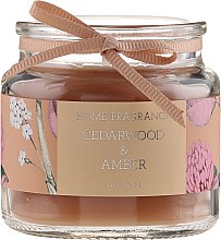 Духи, Парфюмерия, косметика Ароматическая свеча "Кедр и Амбра" - Avon Home Fragrance Cedarwood & Amber 