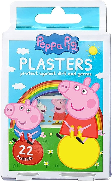 Дитячі пластирі - Peppa Pig Children's Plasters — фото N1