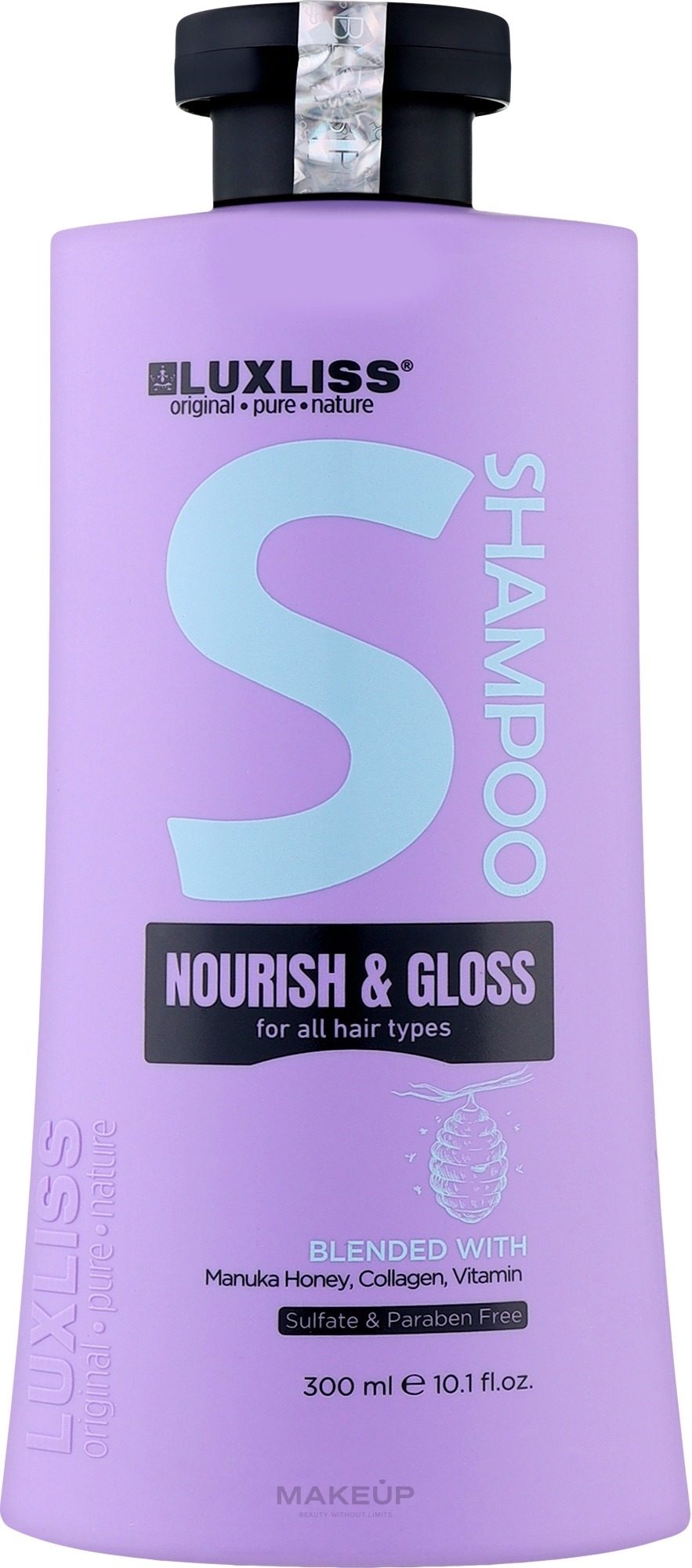 Шампунь для живлення та блиску - Luxliss Nourish & Gloss Shampoo — фото 300ml