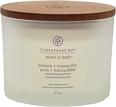 Духи, Парфюмерия, косметика Ароматическая свеча "Peace & Tranquility" с 3 фитилями - Chesapeake Bay Candle