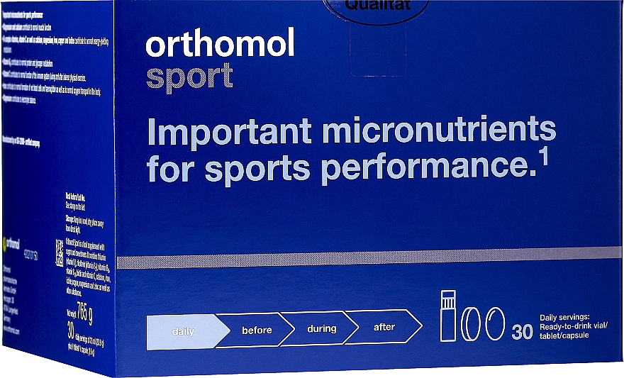 Вітаміни для спорту - Orthomol Sport — фото N1