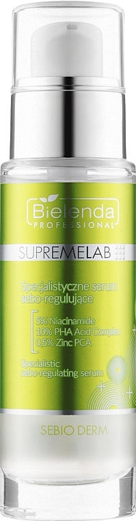 УЦЕНКА Регулирующая сыворотка - Bielenda Professional Supremelab Sebio Derm Serum * — фото N1