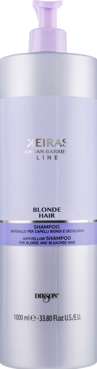 Шампунь анти желтый для светлых и обесцвеченных волос - Dikson Keiras Urban Barrier Color Protection Shampoo — фото N1