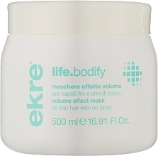 Маска для об'єму тонкого волосся - Ekre Life.Bodify Volume Effext Mask — фото N3