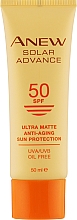 Духи, Парфюмерия, косметика Матирующий солнцезащитный крем для лица SPF 50 - Avon Anew Solar Advance