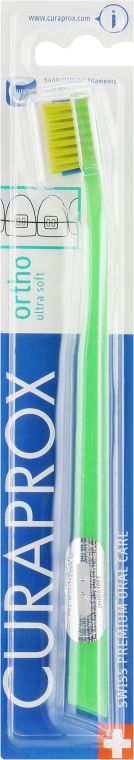 Зубна щітка, зелено-салатова - Curaprox CS 5460 Ultra Soft Ortho