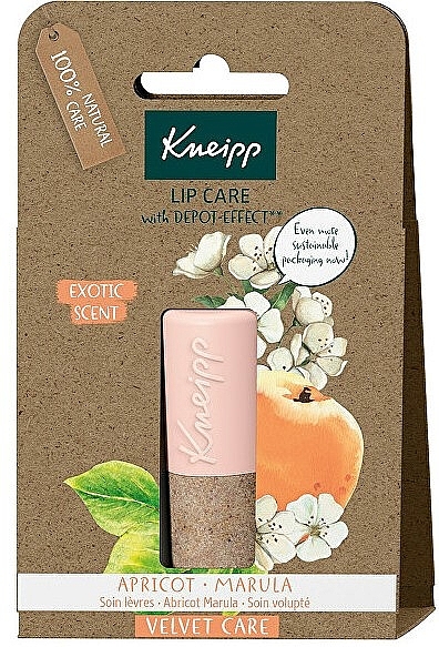 Бальзам для губ "Абрикос и марула" - Kneipp Apricot & Marula Lip Balm — фото N1
