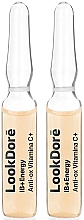 Концентрированная сыворотка в ампулах для лица - LookDore IB+Enrgy Anti-ox Vitamina C+ Ampoules — фото N2