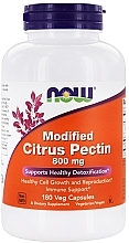 Модифицированный цитрусовый пектин, 800 мг - Now Foods Modified Citrus Pectin Veg Capsules — фото N1