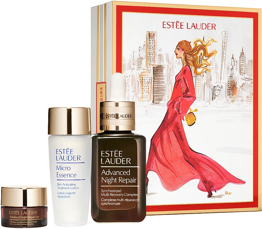 Подарочный набор - Estee Lauder Advanced Night Repair (ser/50ml + eye/cr/5ml + f/lot/30ml) — фото N1