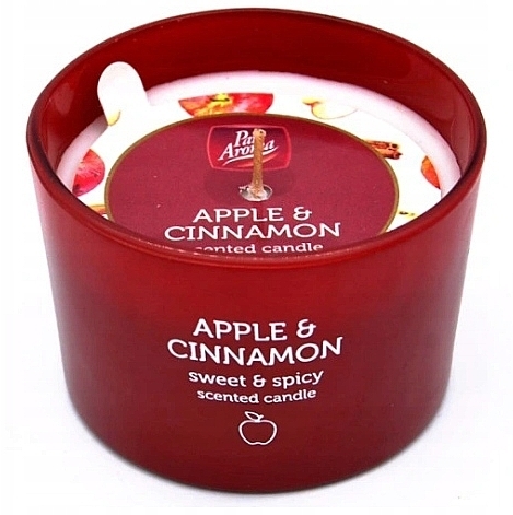 Ароматична свічка "Яблуко та кориця" - Pan Aroma Apple & Cinnamon Scented Candle — фото N1