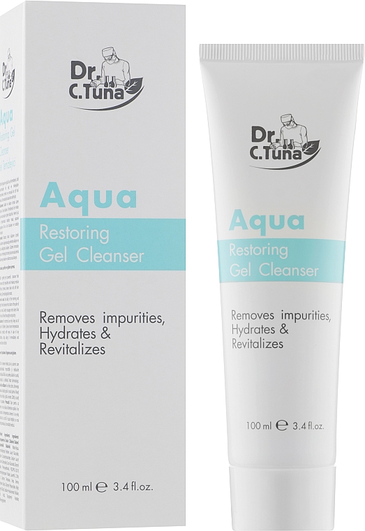 Очищающий гель - Farmasi Dr.C.Tuna Aqua Restoring Gel Cleanser — фото N2